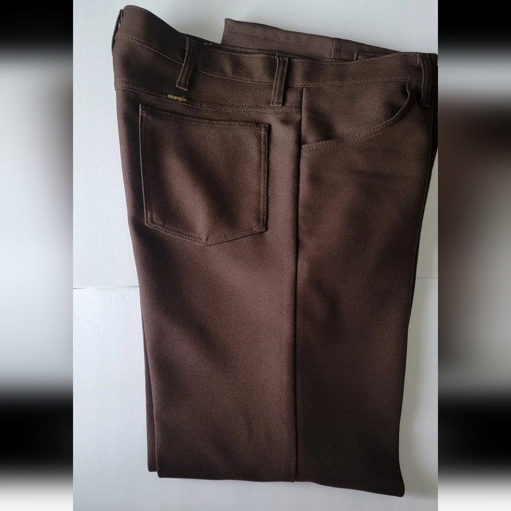 Brown Wrangler Men's Dress Pants ,size 36 x 30,new